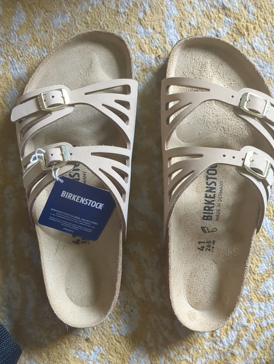Birkenstock Shoes - Birkenstock Granada Sandals NWT Women's EU 41 US 10 Narrow/Reg Taupe/Tan Leather